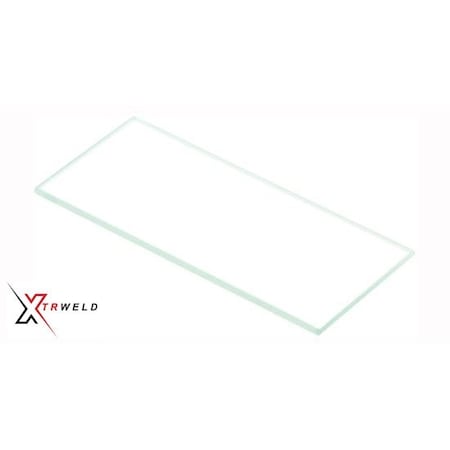 Xtrweld Lens, Cover Plate, Clear, Glass, 2 x 4.25in. LENS24G-CL